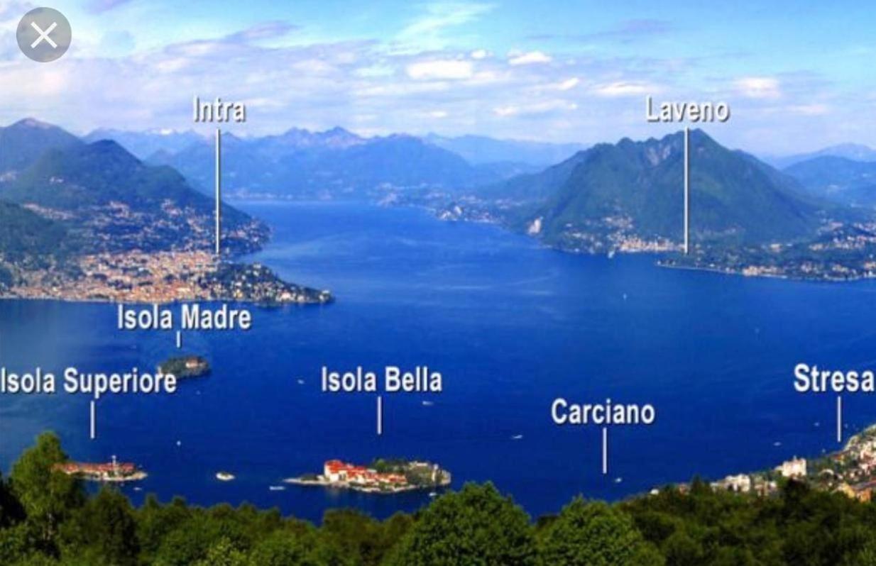 Casa Chia Lago Maggiore ลาเวโน ภายนอก รูปภาพ